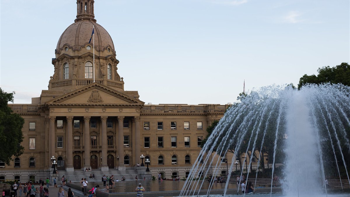 The Alberta Legislature in Edmonton, where the province passed the legislation opening a licensed online casino market
