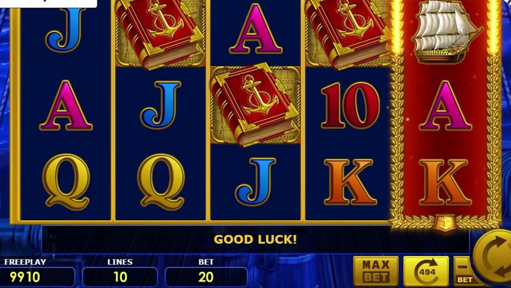 Book of Admiral by Amatic, a book slot at Amatic casinos Canada sites