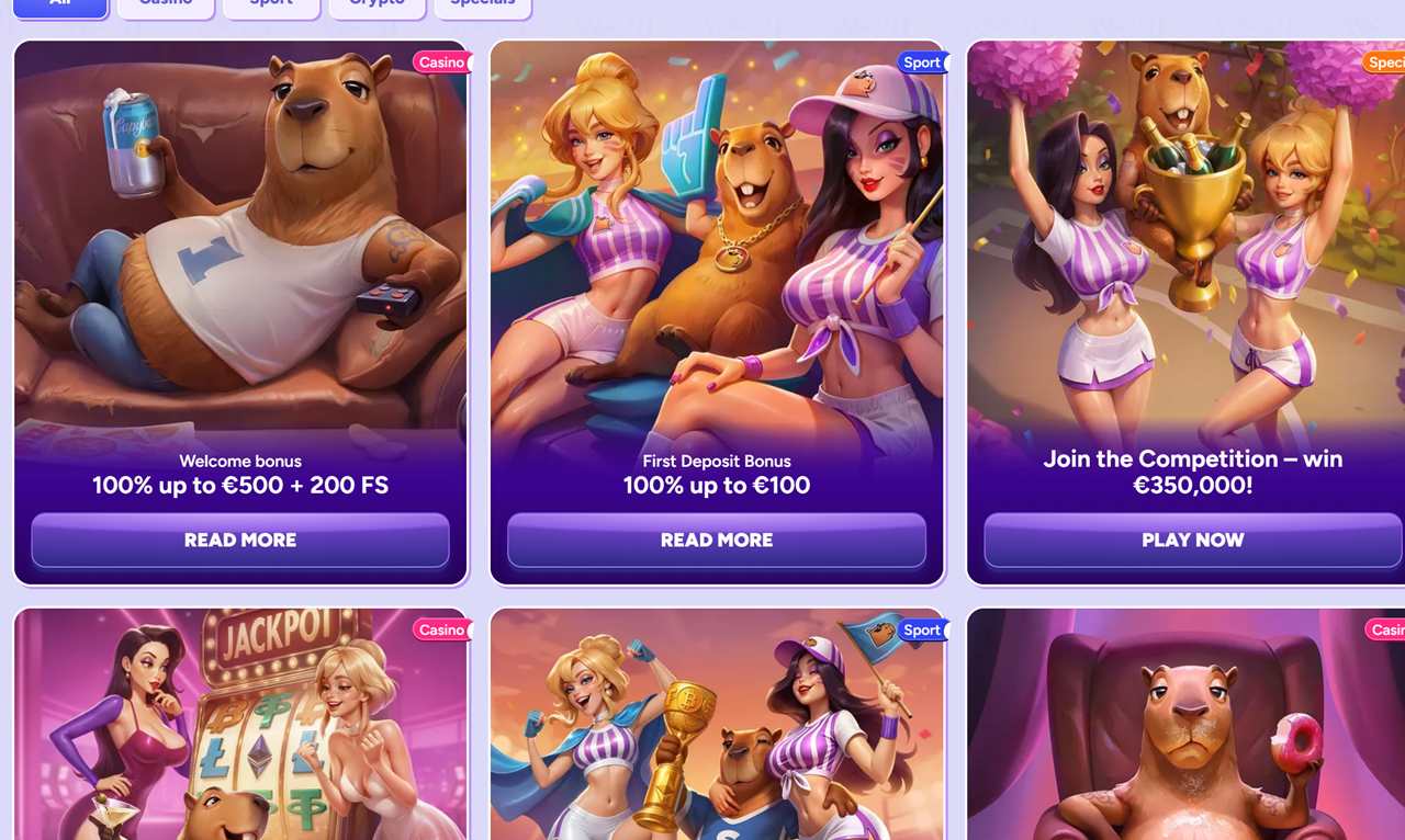 Cashed casino no deposit bonus alternative: Spinbara promotions page with welcome, first deposit and competition tiles