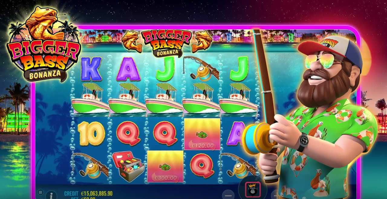 Bigger Bass Bonanza by Pragmatic Play, one of the slots at DepositWin Casino