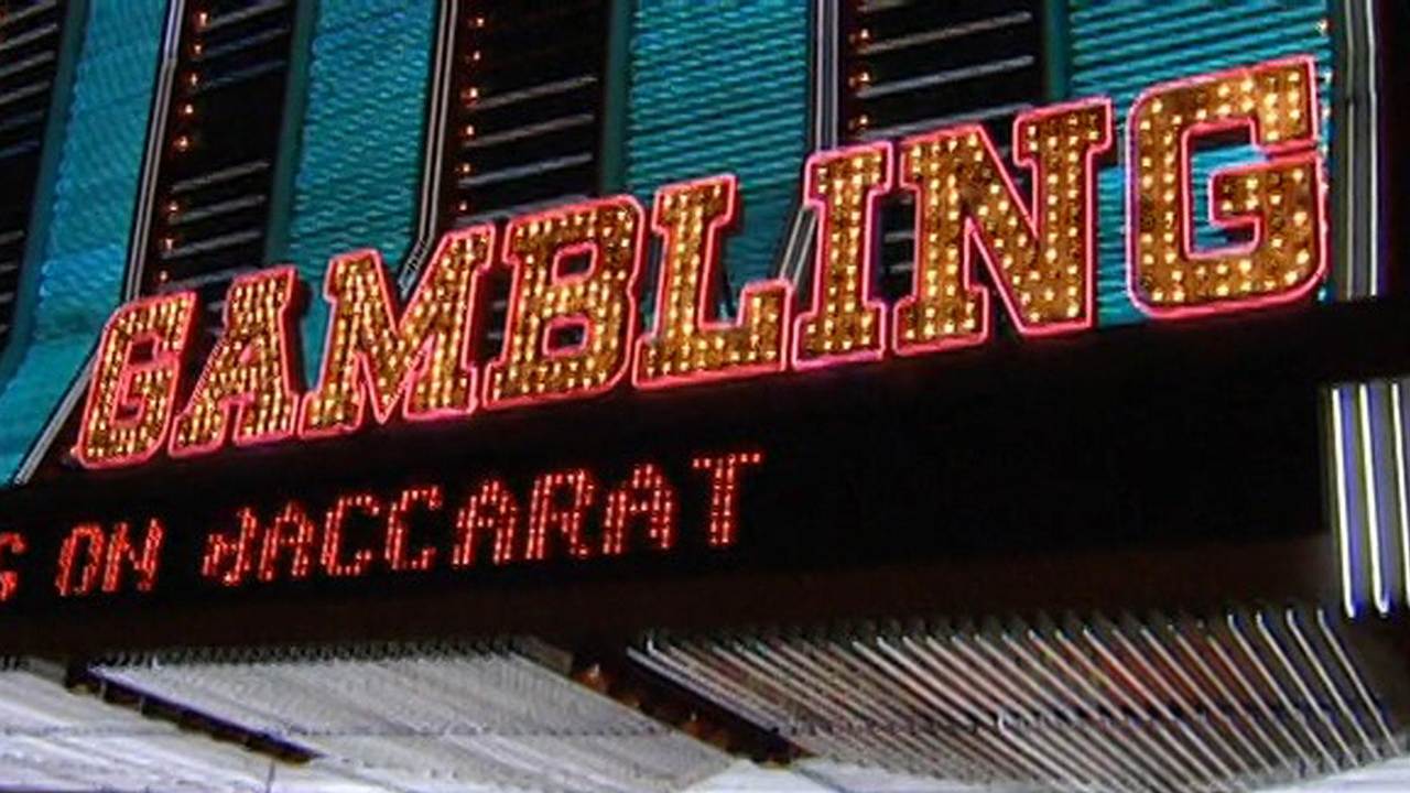 The GAMBLING neon sign in Las Vegas from Pieces of a Dream, an NFB title among gambling documentaries Canada has produced