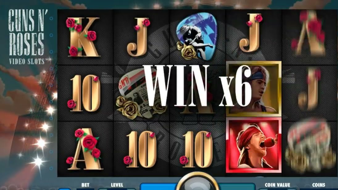 A WIN x6 Solo Multiplier on the reels of the Guns N' Roses slot Canada casinos offer