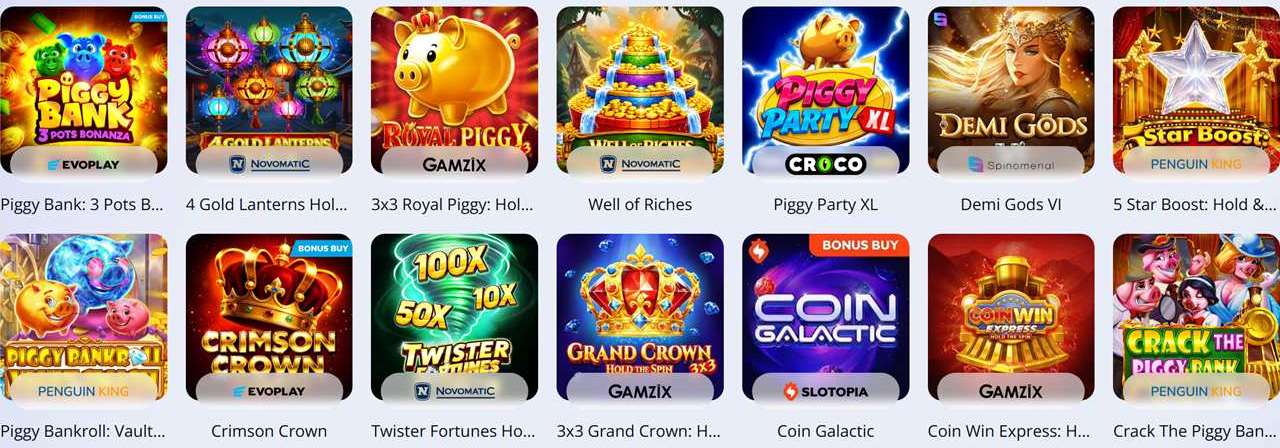 V.Vegas slot lobby tiles with game studio logos at a highest RTP casino Canada pick