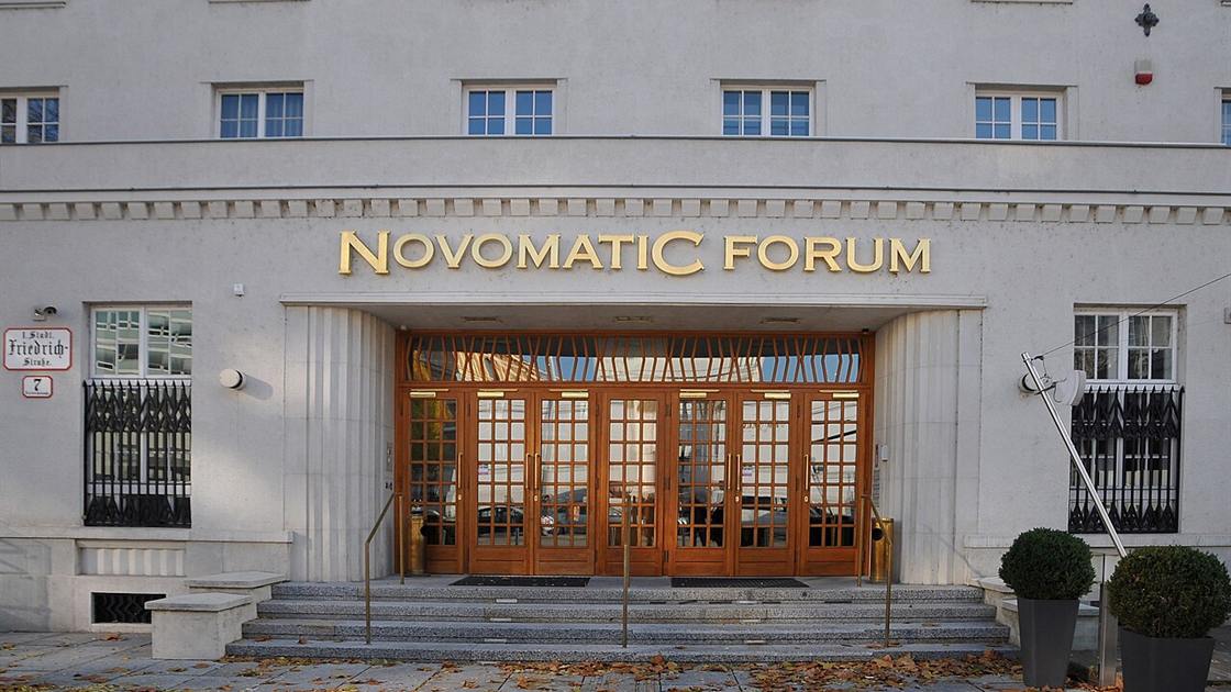 The Novomatic Forum building in Vienna, home brand of the group behind Novomatic casinos Canada players search for