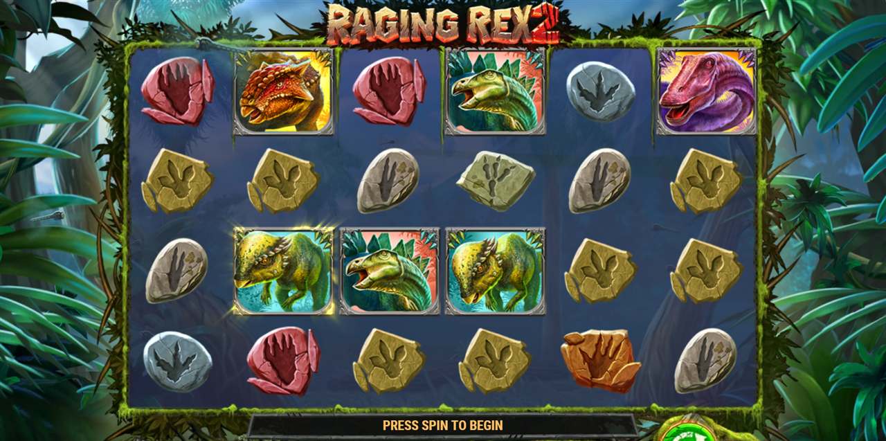 Raging Rex 2 by Play'n GO, one of the newer slots bonus.ca found at OnlyWin Casino