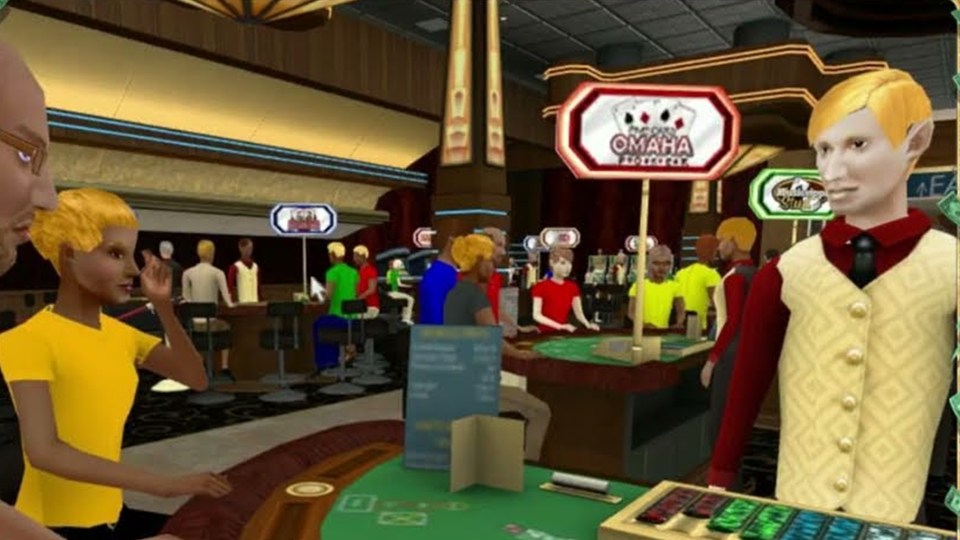 The 3D casino floor of Reel Deal Casino Millionaire's Club, part of the Reel Deal slot Canada players remember